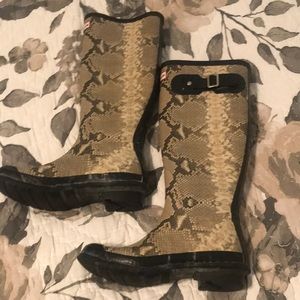 Hunter rain boots